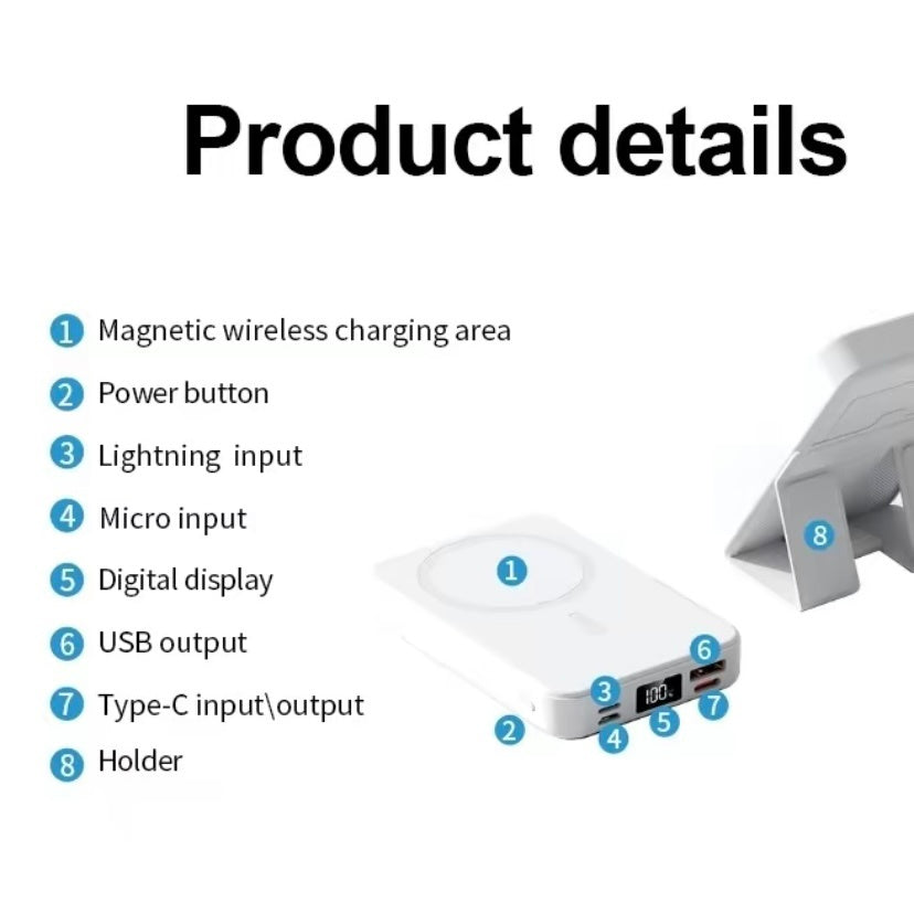 Zap Power Box Magnetic Wireless FastCharger 10000mAh